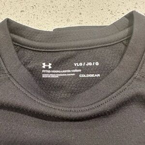 Under Armour Men's Black Long Sleeve ColdGear Tee